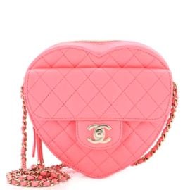 Chanel CC in Love Heart Bag Quilted Lambskin Pink 2134734 at Rebag